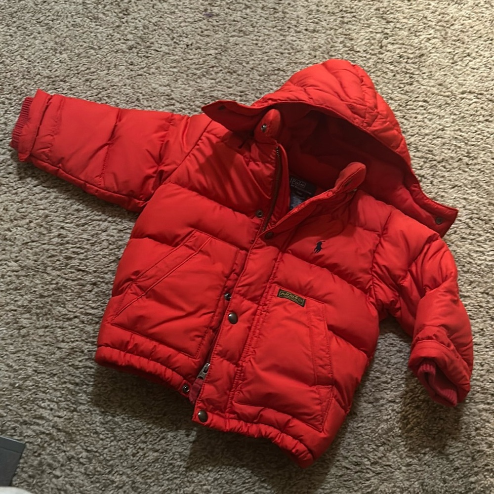 2T  Polo Red Puffer Jacket